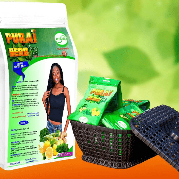 Tisane PURAI HERB Formule Ventre Plat 130g 14 Sachets
