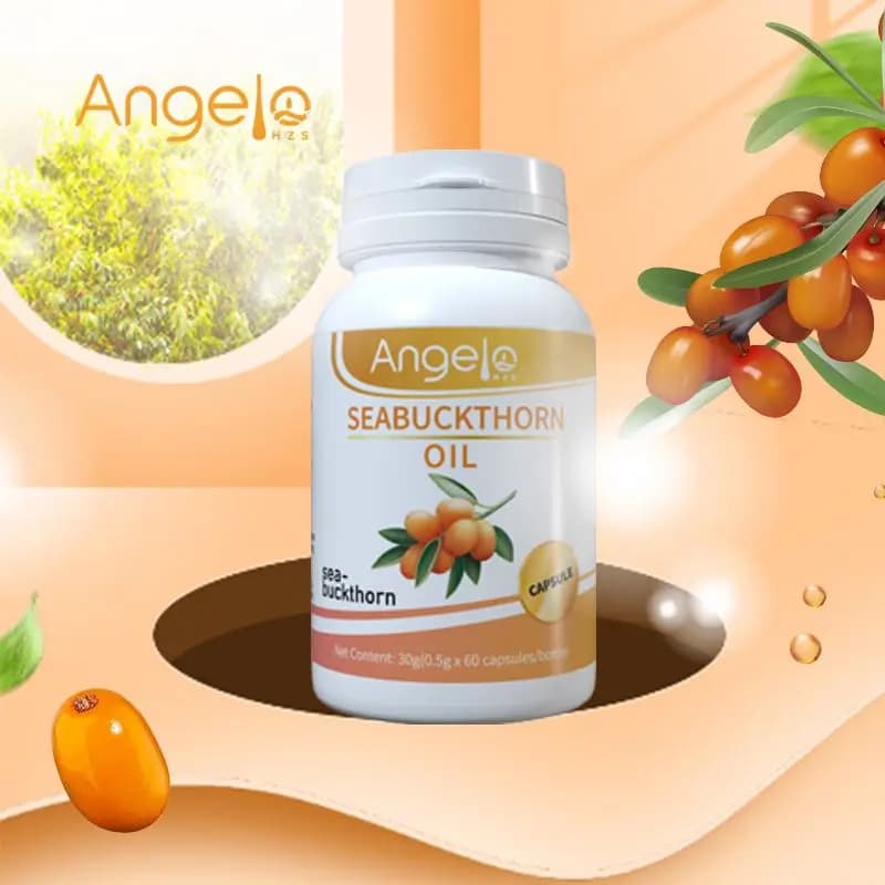 Compléments Alimentaires Huile d’Argousier ANGELO HZS, 60 Capsules 30g