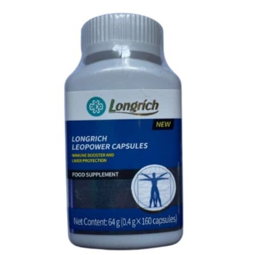 Complément Alimentaire LONGRICH Leopower pour Homme, 64g, 160 Capsules