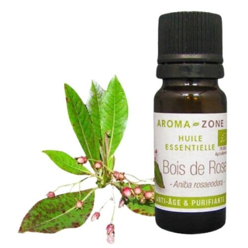 Huile Essentielle de BOIS DE ROSE BIO , Anti-Âge & Réparatrice, 5ml