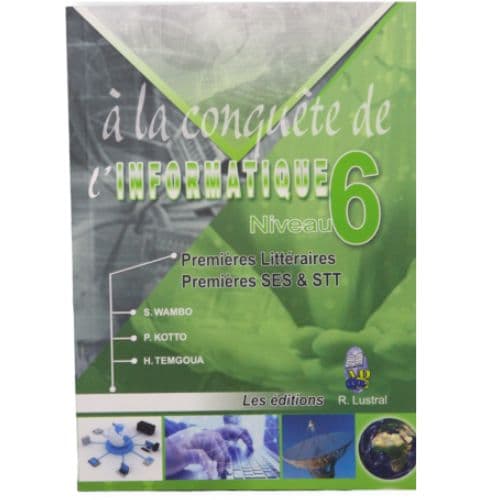 Livre Scolaire A la conquête de l'informatique 1ère A et SES