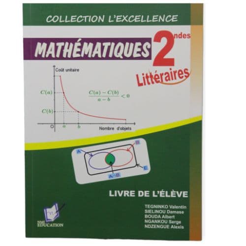 Livre Scolaire De Mathématiques L'excellence en Maths 2nde A &amp; SES