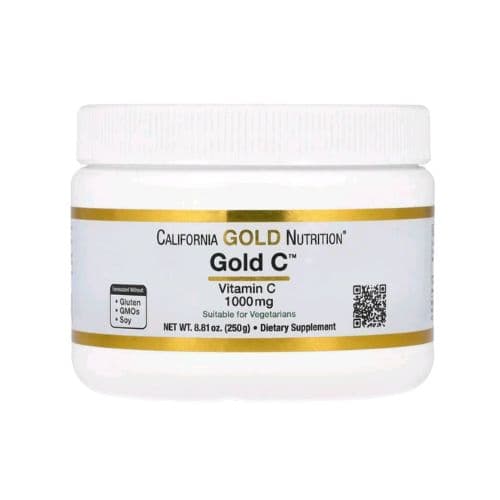 Complément alimentaire en poudre Gold C™ Vitamine C 1000mg CALIFORNIA GOLD NUTRITION 250g