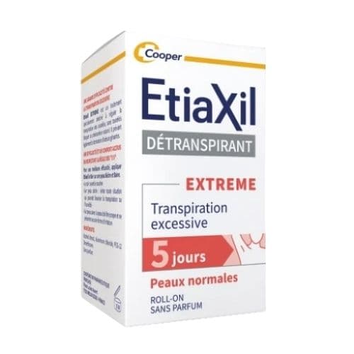 Détranspirant extrême pour peaux normales ETIAXIL, 15ml