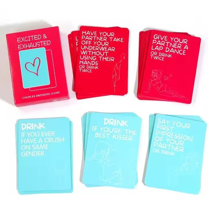 Sextoy 50 défis à relever cartes rouge (nr82)