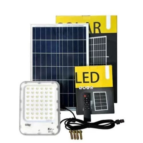 LYD Projecteur solaire 1200Lumens 25W Panneau solaire / 20Ah Batterie, Modèle LYD-8150, Garantie 12 mois